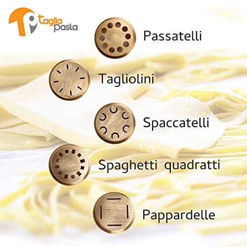 Nadel für Pasta mit Saugnapf und 5 Trafil aus Messing, Passatelli Werkzeug oder Maschine für manuelle und professionelle… – Bild 3