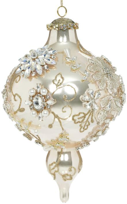 Mark Roberts Kings Jewel ornement de Noël pêche de 22,9 cm pour sapin raffiné