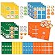 HAGOT 16 Stück Filz Tic-Tac-Toe Mini, Minispiele Mitgebsel Kindergeburtstag Spiele, für 5-12 Jahre, für Mitbringsel Party Kindergarten/Schule
