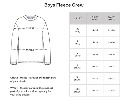 3 Pack: Boys Sweatshirts Youth Fleece Crew Neck Long Sleeve Soft Pullover Sweatshirt Boy Girls Teen Tops Clothes Kids Plain Black White Boys' Fashion Ninos Warm Plain Basic Red -Set 7, Xl (14/16) #TOP4