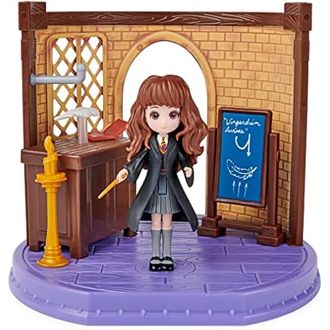 Wizarding World, Magical Minis Charms Classroom with Exclusive Hermione Granger Figure and Accessories, Kids Toys for Girls and Boys Ages 5 and up Cover