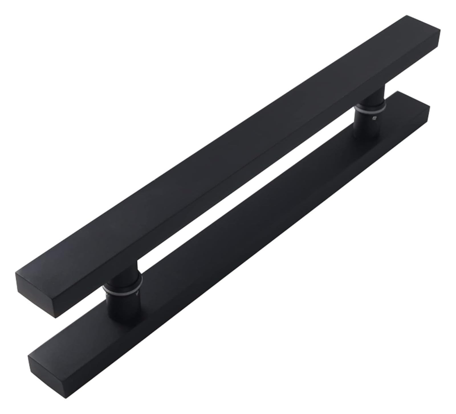 Niusabou Black Door Handle Barn, Sliding Barn Door Handle Double Side Stainless Steel Push Pull Bar Multicolor 60-150Cm(,80Cm(2.6Ft))
