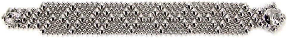 Liquid Metal by Sergio Gutierrez - 3 Sizes - SG Black Velvet Pouch Included. Chrome Plated Bracelet B4-N