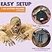 JOYIN Halloween Zombie Groundbreaker Outdoor Decoration, Zombie Groundbreaker with Light-up Eyes and Creepy Sound (Sound Activation) for Halloween Outside, Lawn, Graveyard Decor, Haunted House Props