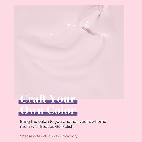Miniatura 4 de beetles Gel Polish Gel de uñas de 0.5 fl oz (0.5 fl oz) con lámpara LED UV LED con fácil extensión de uñas, pegamento de uñas 5 en 1, capa base de