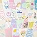 GENSTEUO 70pcs Danish Pastel Wall Collage Kit Aesthetic Pictures, Danish Pastel Room Decor Aesthetic, Cute Posters for Dorm, Wall Decor for Bedroom Teen Girl, Photo Collage Kit