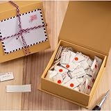 Love Letter box, Tiny Love box, Mini cards with envelopes, I love you gifts for him, for her, Long distance relationship gifts, Love letter game, Mom gifts (#A-100pcs)