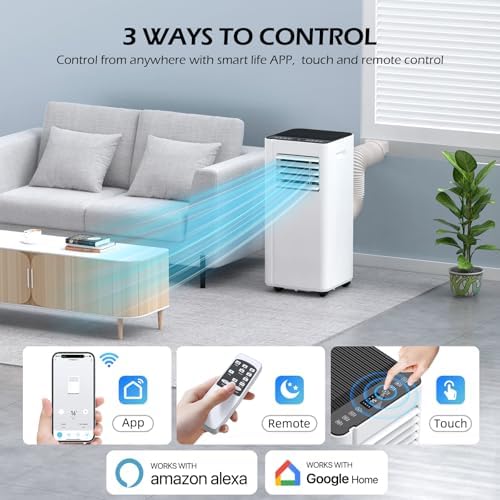 Attsix 16000 BTU Portable Air Conditioners with WiFi APP — view 3