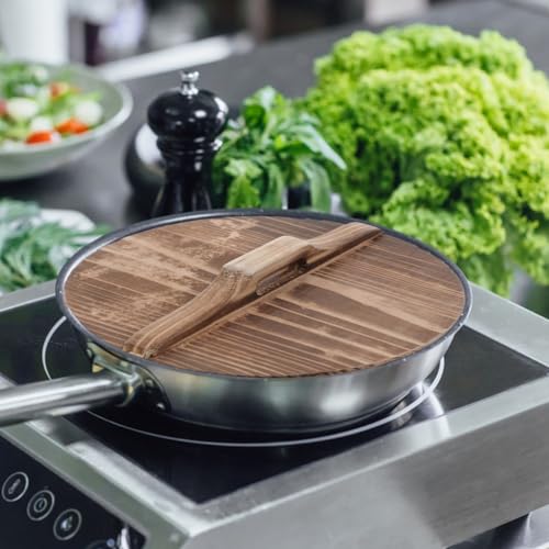 HOLIDYOYO 8 Inch Anti-Overflow Pot Lid Wok Cover Cooking Tool with Large Handle for Cast Iron and Baking Pots Kitchen Accessory by HOLIDYOYO - Image 7