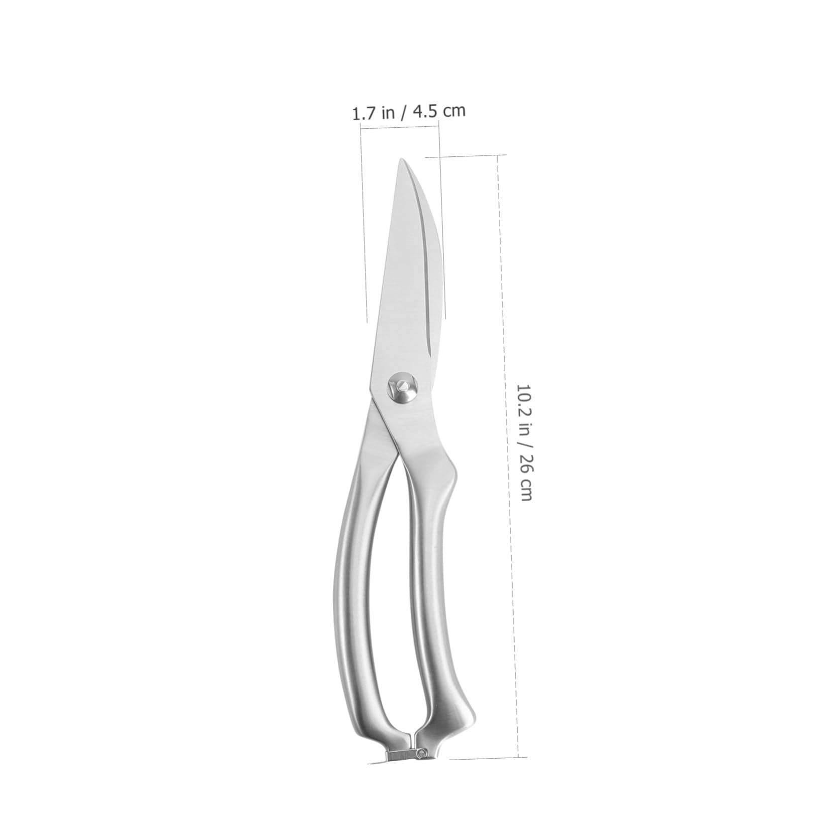GRIRIW Stainless Steel Heavy Duty Kitchen Shears for Poultry and Meat Cutting Professional Kitchen Scissors with Ultra Blades for Effortless Bone and Seafood Preparation