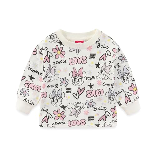 Image of Disney Minnie Mouse Girls Crewneck Top and Pants Set for Infant Big Kids