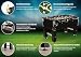 Bandito Kickertisch Profi Soccer Deluxe schwarz, massiver und robuster 80 kg Fußballtisch, Stabiler...