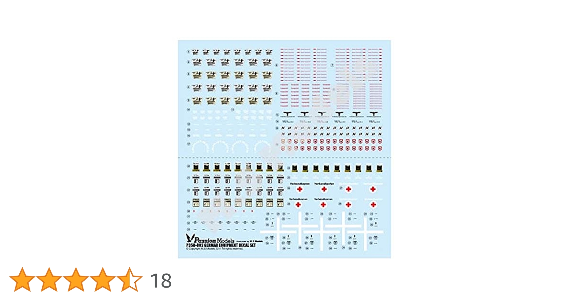 (未使用･未開封品)　パッションモデル 1/35 第二次世界大戦 ドイツ軍装備品デカールセット Vol.2 プラモデル用デカール P35D-004 p1m72rm Amazon | パッションモデル 1/35 第二次世界大戦 ドイツ軍装備品
