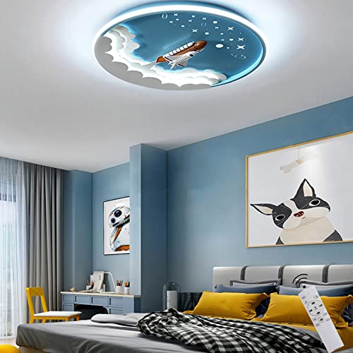 Lampada Da Soffitto LED Per Cameretta 60W - Forma Coniglietto Con Fragola, Dimmerabile Con Telecomando, 50x43cm