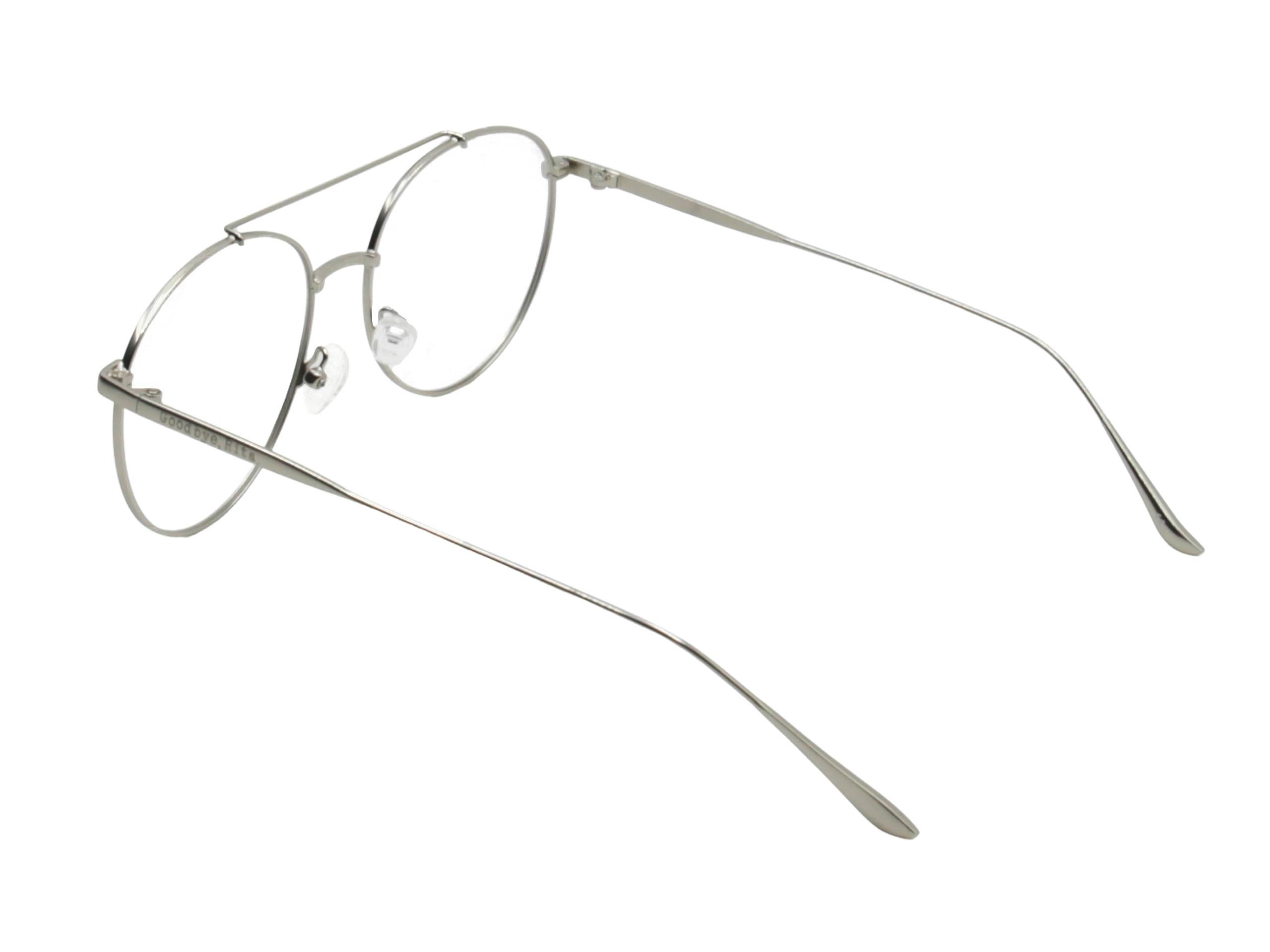 Goodbye, Rita. - Gafas con Filtro Azul para Hombre y Mujer - Colección Koen - Fabricada en Policarbonato - Lentes para Pantallas de Ordenador - Acabado Metálico