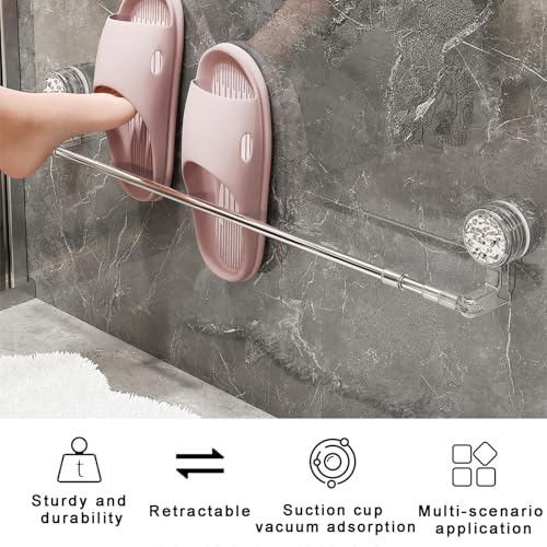 Porte-serviettes à ventouse sans perçage pour optimiser les petits espaces douche - 4