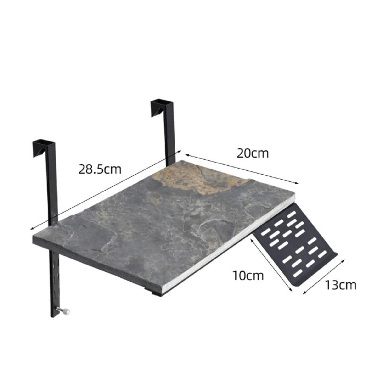para Tortugas Antideslizante para Acuario Accesorio Soporte para Reptiles Superficie Elevada de Roca Montaje Resistente Adecuada para Hábitats, Pequeño, Estándar