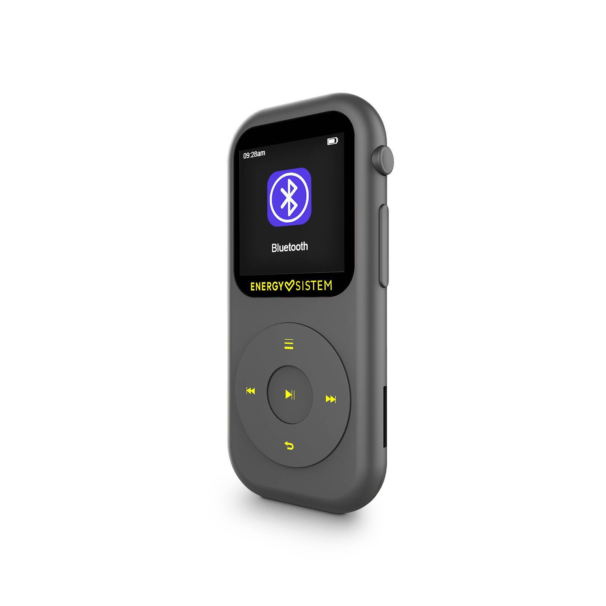 Energy Sistem Handy Lettore MP3 MP4 Bluetooth 5.3 16GB Radio FM MicroSD 128GB Display IPS Touch USB C Riproduttore Musicale Portatile FLAC WAV WMA Registratore Vocale Video AMV Auricolari