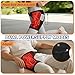 Rantuia Red Light Therapy for Hip, 105 Lamp Beads USB Powered Hip Brace with 3 Heat Levels, Foldable Heating Pad for Legs, Thighs & Buttock, Unisex Wearable Red Light Hip Therapy Device