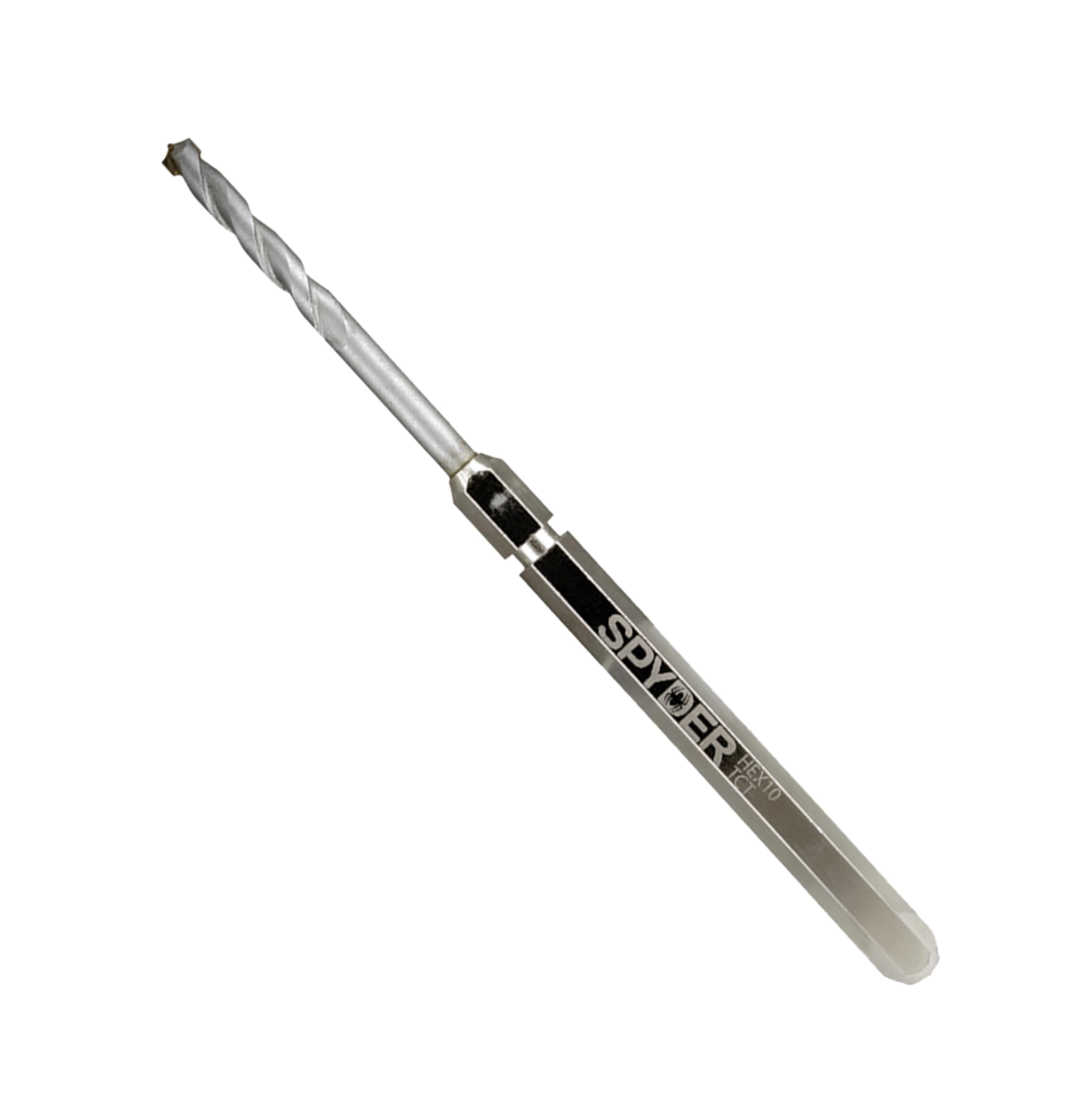 Spyder ½-inch Hex10 TCT Hole Saw Pilot Bit, for Masonry and Wood, Compatible with Rapid Core Eject