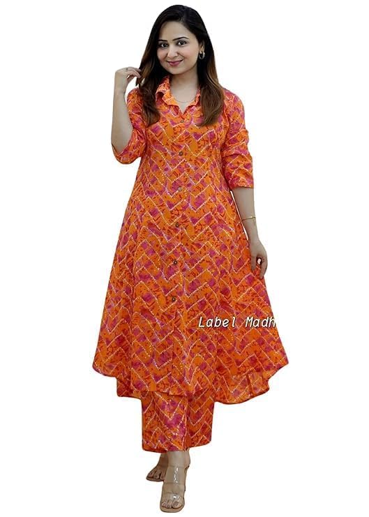 Avayayat Ethnic Co Ord Set | Casual Wear Pant Top Set | Fancy Co-Ord Set | Full Pair Set | Women Kurta Sets Kurtis | Women Kurta Pant Set | Coord Sets for Women (Orange, L) Avayayat Ethnic Co Ord Set | Casual Wear Pant Top Set | Fancy Co-Ord Set | Full Pair Set | Women Kurta Sets Kurtis | Women Kurta Pant Set | Coord Sets for Women (Orange, L)
