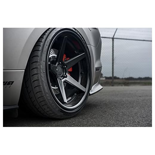20" Inch Ferrada FR3 Matte Black/Gloss Black Lip Concave Wheels Rims | Set of 4 | Fits Dodge Charger Challenger