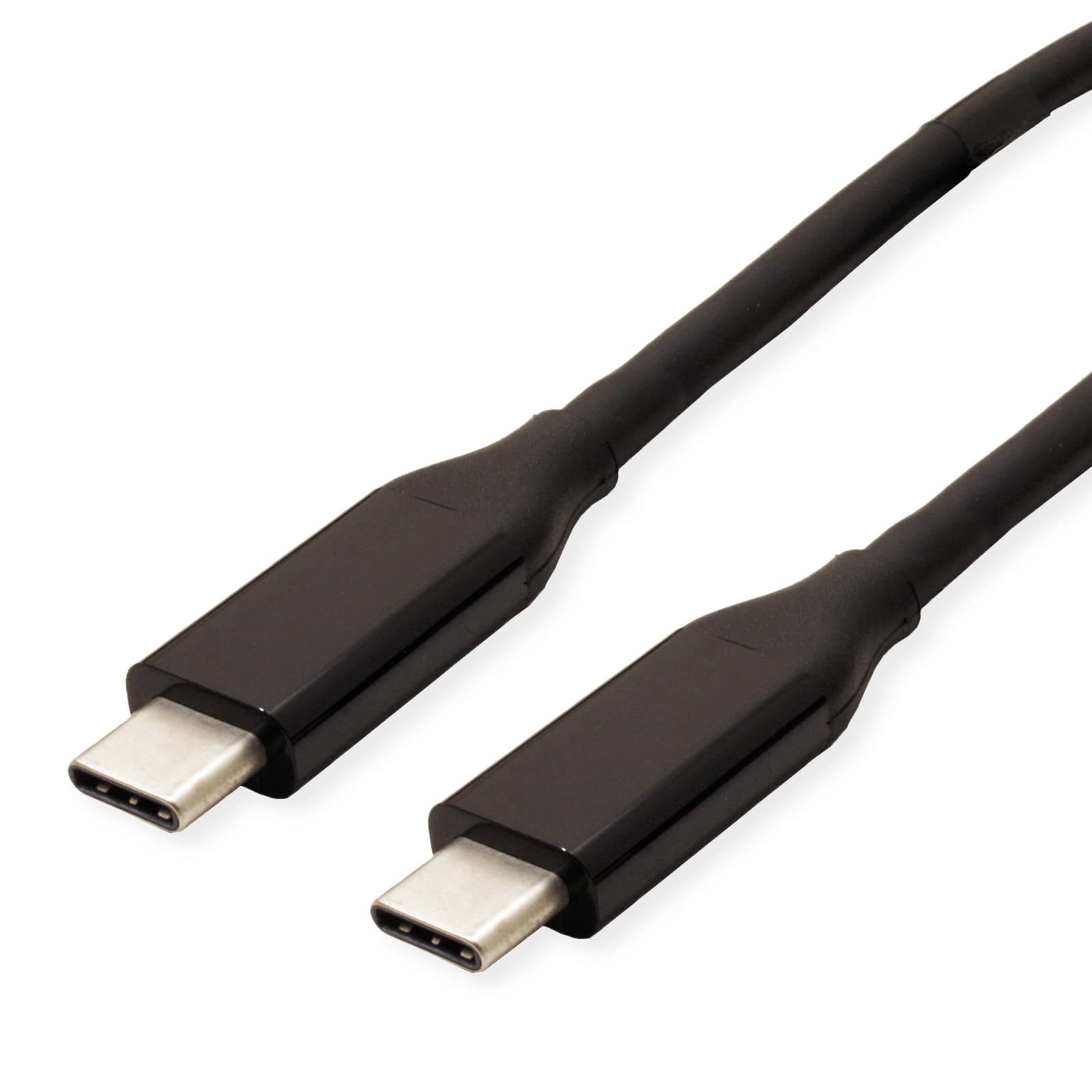 VALUE USB4 Gen 3 Cable with Power Delivery 20V5A, Emark, C-C, ST/ST, 40 Gbps, Black, 0.8 m