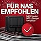 Seagate IronWolf Pro, NAS interne Festplatte 6TB, HDD, 3.5 Zoll, 7200 U/Min, CMR, 256 MB Cache, SATA 6GB/s, silber, inkl. 3 Jahre Rescue Service, Modellnr.: ST6000NE000
