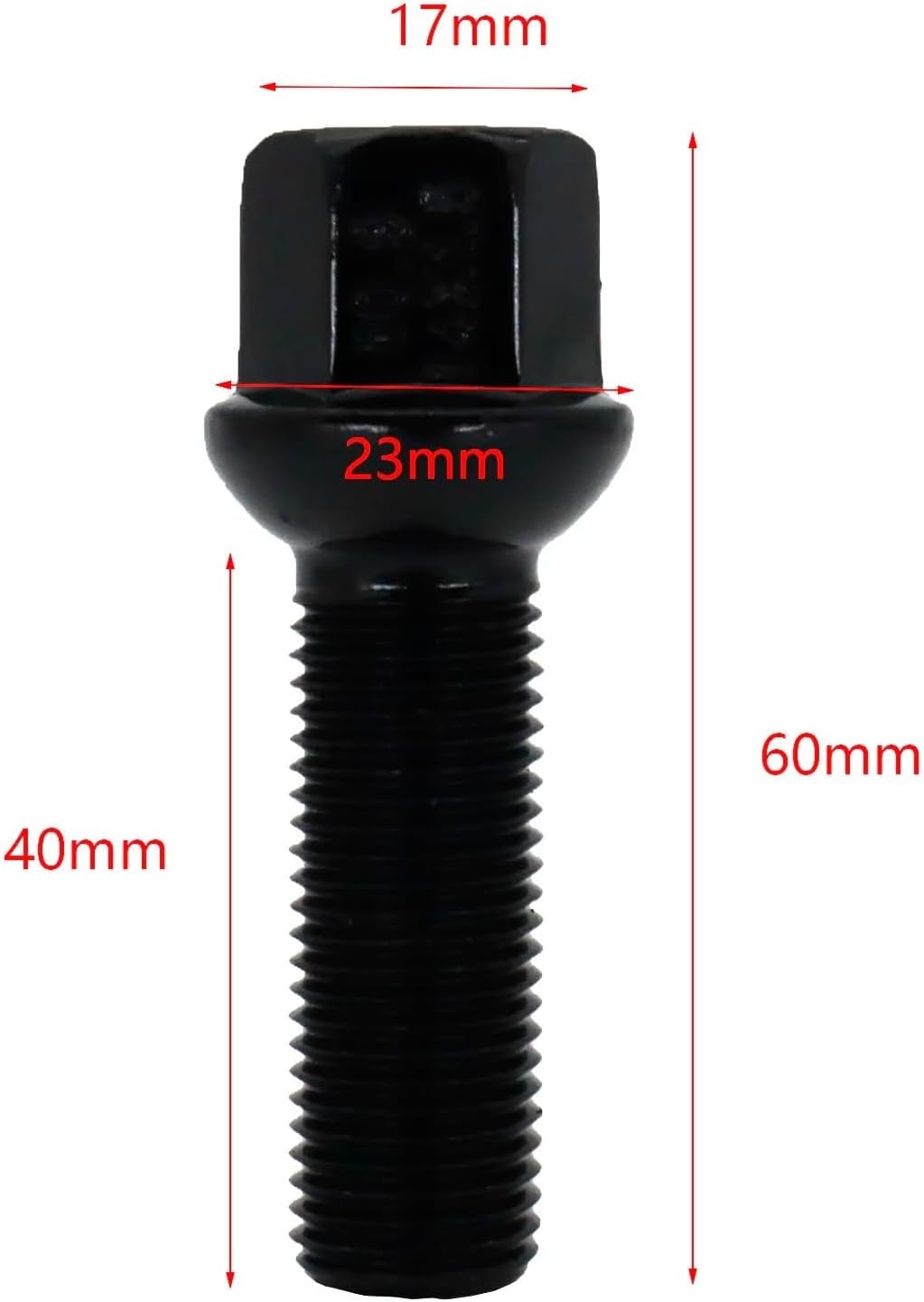 Wheel Studs Replacement Compatible with for Bora 2000-2009 Wheel and Bearing Mounting Bolt Replacements Steel Tire Bolt Replacements Tire Bolts Parts Hub Bolts