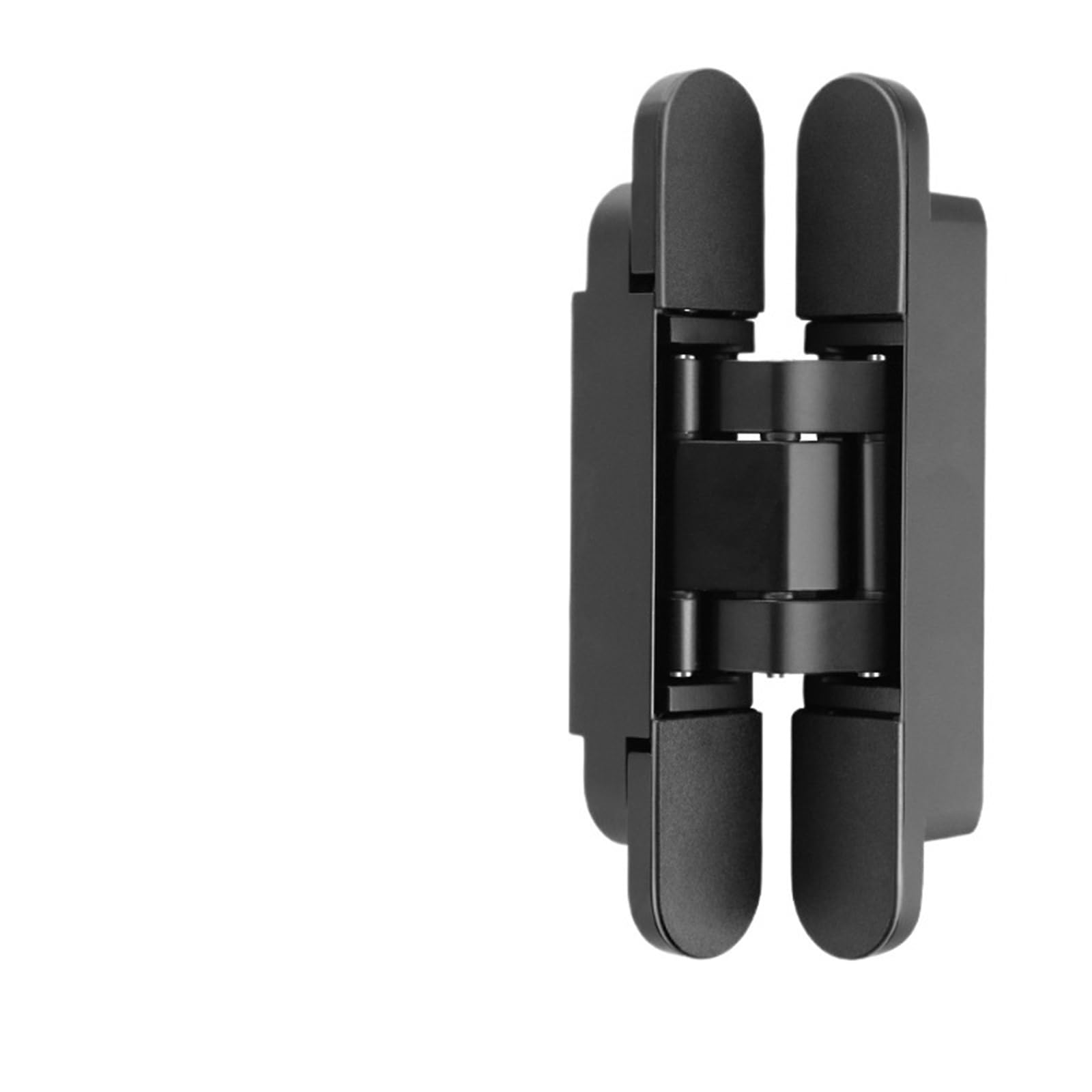 Kdhcvkz 2Pcs 40Kg-Black 2Pcs Invisible Door Hinges Hidden Adjustable Wooden(2Pcs 40Kg-Black)