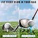 Goashpeaot High Perfomance Material Golf Tees, Unbreakable & Stability Professional Golf Tees, Perfect Tee Height at Every Shot Golf Tees