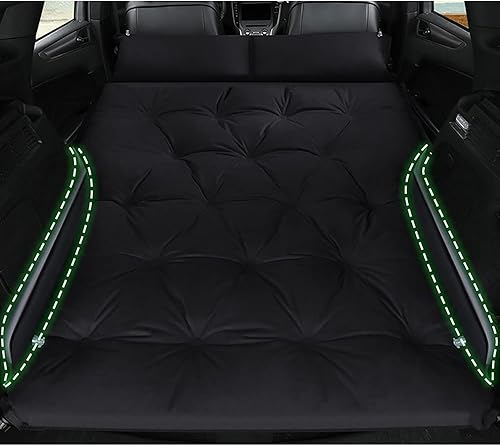 Miniatura 3 de Colchón de aire autoinflable para automóvil, tapete de dormir autoinflable para acampar con almohada integrada, cama de automóvil, cama de dormir