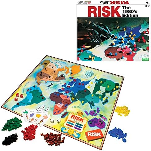 Risk The 1980's Edition, Strategy Board Game, by Winning Moves Games USA