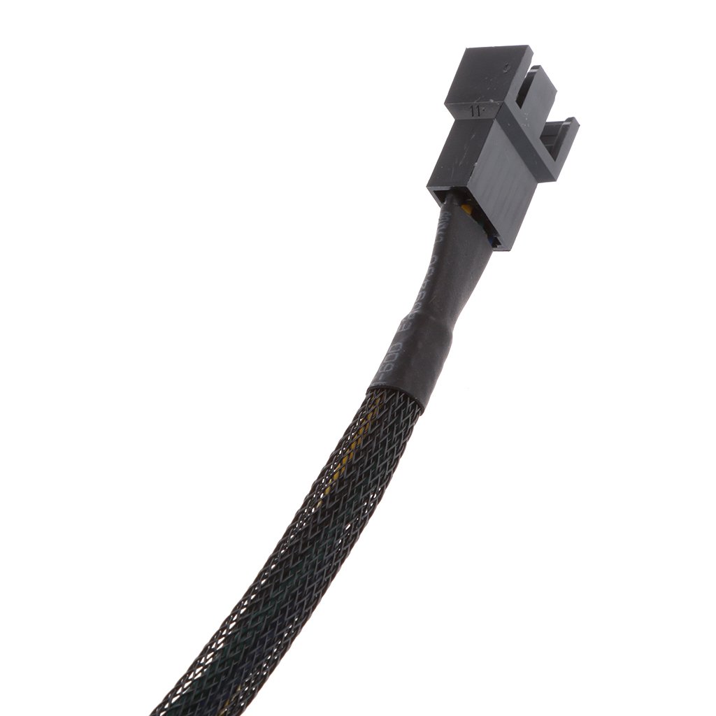Optimuss 30cm 4Pin PWM Fan Cable Extension Male to Female Black Sleeved Braided-picture-20