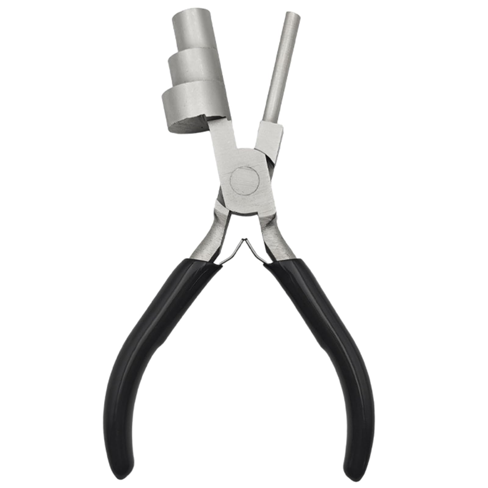 Tsophreniq 6 Inch Flat Nose Round Jaw Jewelry Pliers Stainless Steel Round Nose Tool For Making Tool