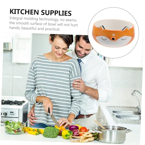 Bol en céramique avec anse pour salade facile à nettoyer et compatible four - 4