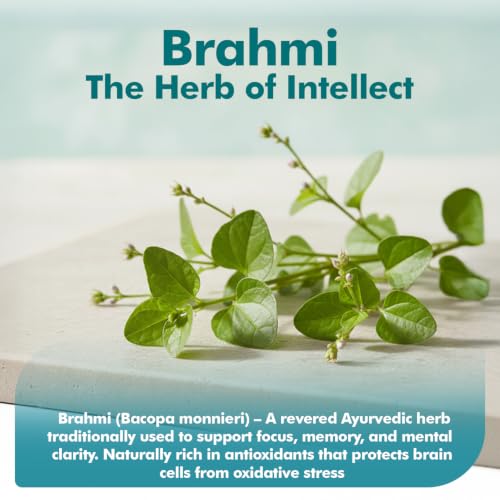 Image of Baidyanath TruSoul Brahmi 60 Veg Capsules | Helps Enhances Mental Clarity, Memory & Cognitive Health | Pure Herbs for Mind Wellness | Promotes Mind Relaxation