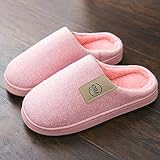 Verschluss: Anziehen Hausschuhe Flip Flops Pantoffeln Winter Plüsch Home Frauen Pelz Hausschuhe Rhombic Warm Flock Plüsch Damen Flache Schuhe Schlafzimmer Paare Haus Pelz Hausschuhe Männlich 39 Pi Kostenlose