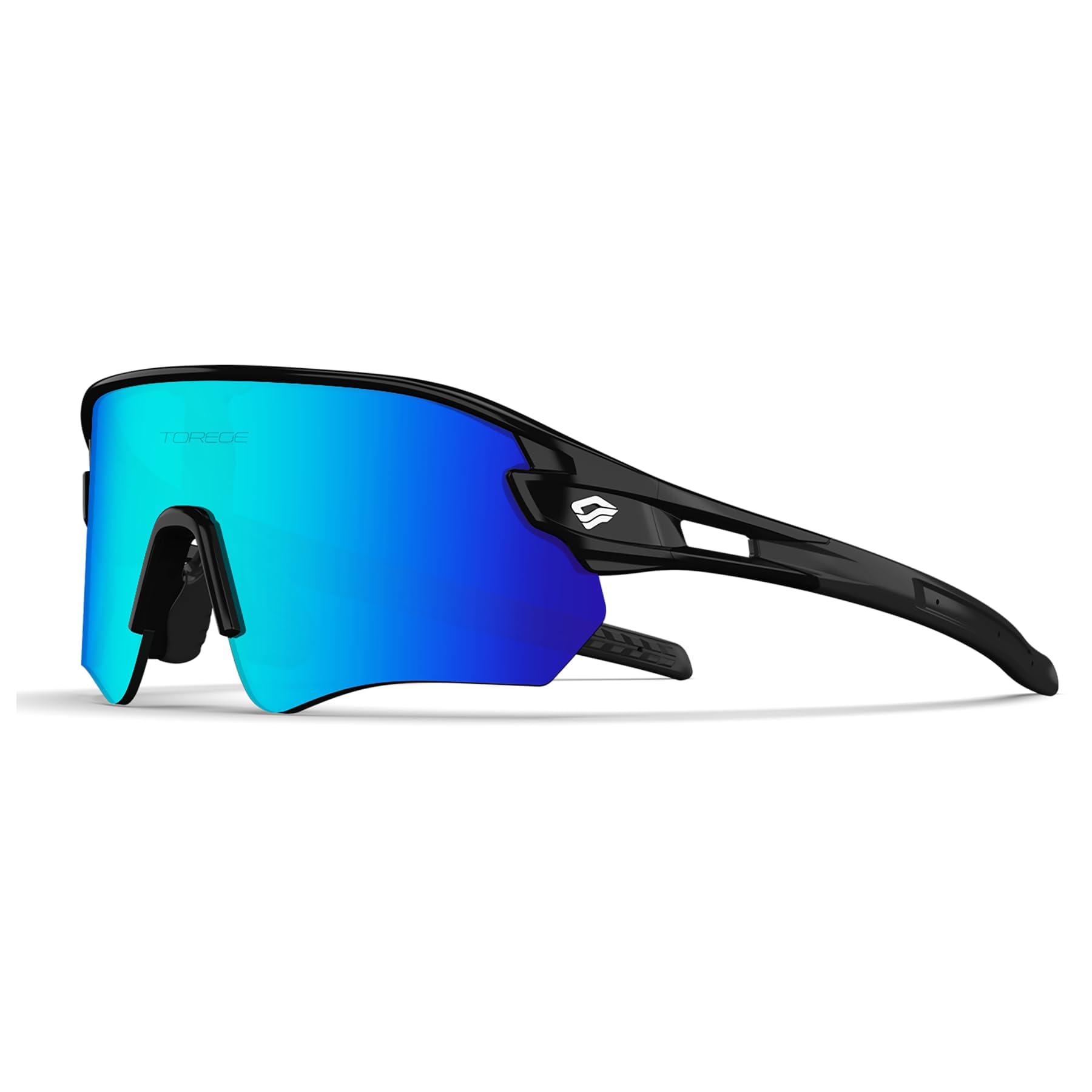 TOREGE Gafas de sol deportivas polarizadas para hombre y mujer, gafas deportivas antivaho protección UV400 para pesca, conducción, golf, ciclismo