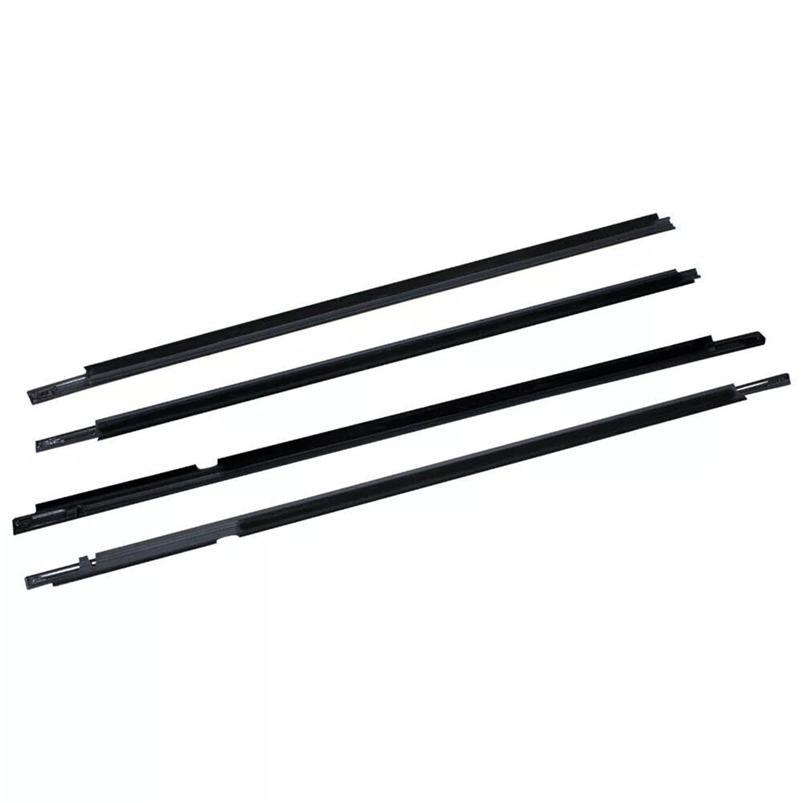 Vamhhx 03-08 Black Car Rubber Sealing Strips For Toyota For Corolla For Altis 4 Door Sedan Zze121 Zze122 2003-2008 4Piece Car Outer Seal Windows Rubber Weatherstrip Car Door Rubber Seal(03-08 Black)