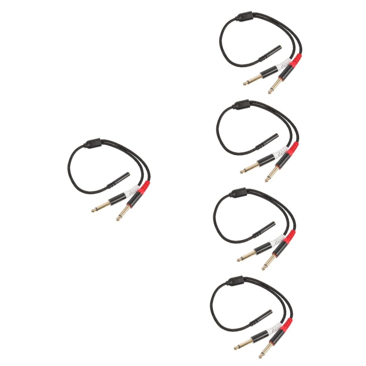 5stücke Audio Adapter Dual Hochwertiges Audiokabel Für Soundqualität Für Musikanwendungen Und -Audio-