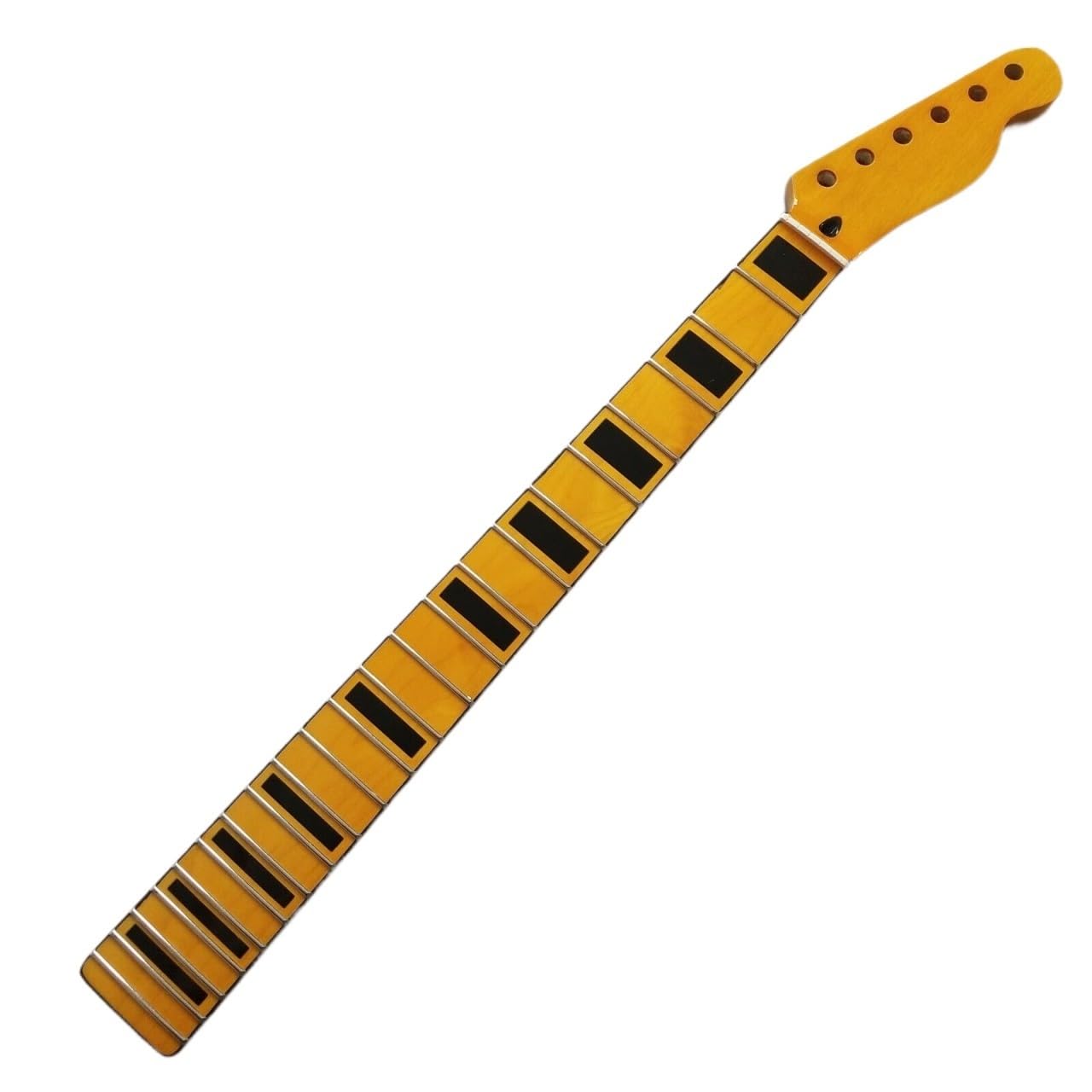 Manche de guitare electrique pour remplacer un manche use 22 frettes touche erable - 7
