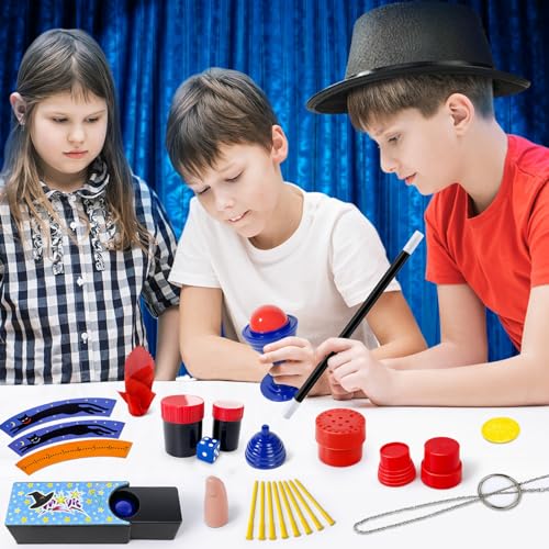 Miniatura 5 de Heyzeibo Trucos De Magia - Upgarde Kit De Magia Con Varita Mágica, Bolsa De Trucos De Magia, Instrucciones Paso A Paso Y Más Accesorios De Magia Para Niños, Principiantes Y Adultos