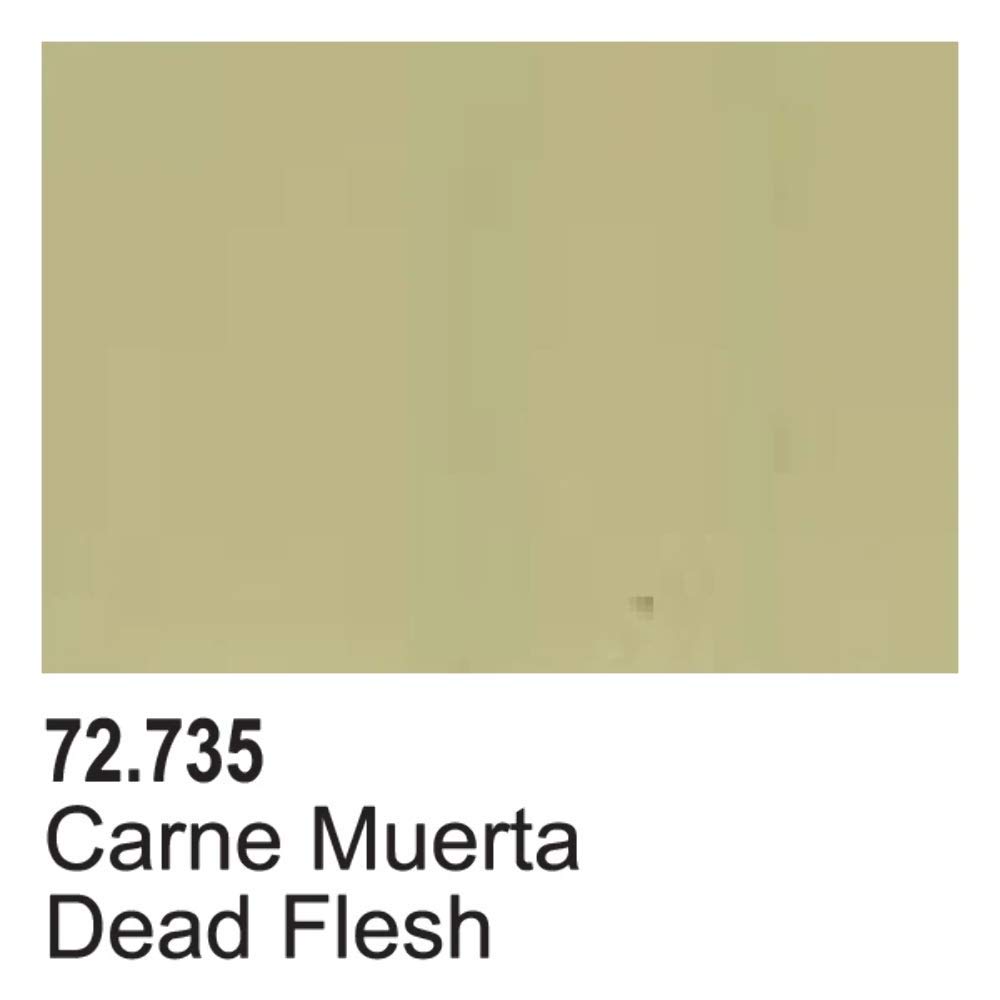 Vallejo 72735 - Colore Acrilico Opaco All'acqua, Per Aerografia, Beige (Dead Flesh), 17 ml, 1 Pezzo
