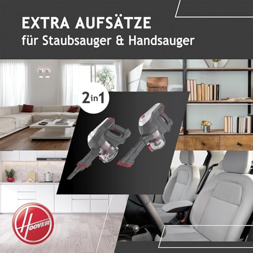 Hoover Akku-Staubsauger H-Free 100 für Tierhaare, 40min Laufzeit, LED-Licht, 40min Laufzeit, 0,9L XL-Staubbehälter, für Teppich/Auto/Sofa, Leichter Staubsauger kabellos 5