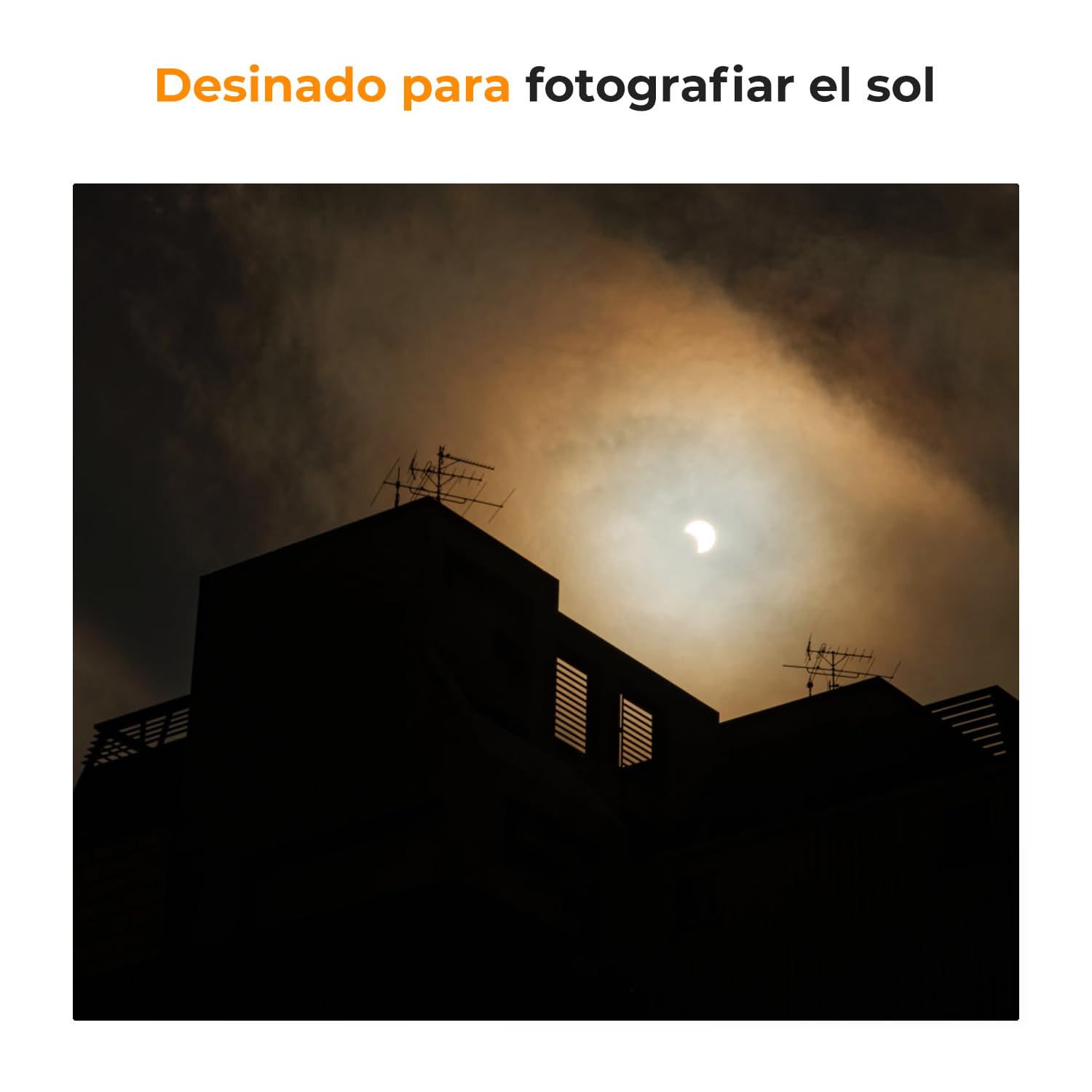 K&F CONCEPT Nano-Xcel 49mm Filtro ND1000000(20 f-Stops) para Eclipse Solar, Filtro de Densidad Neutra ND para Fotografía Solar, Vidrio Óptico HD con Revestimiento Nanométrico de 28 Capas