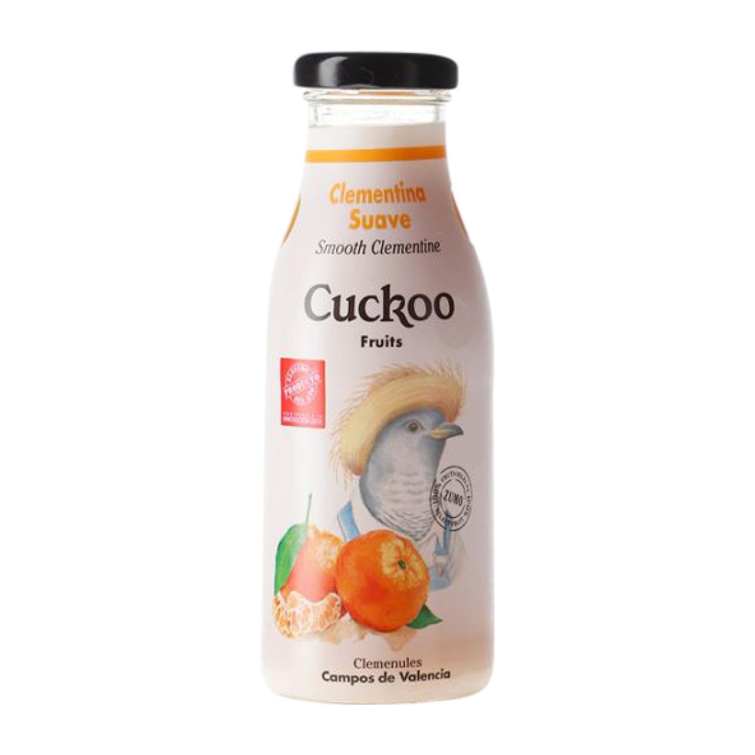 Refrescos y Mixers Caja de 24 unidades Cuckoo Clementina Suave Botellín 25 cl