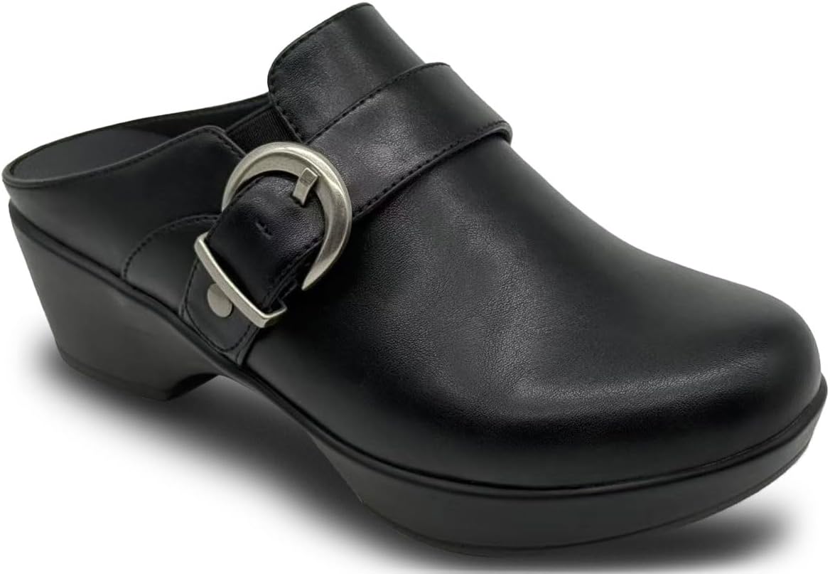 Mules for Women - Comfortable Slip-On with Arch Support