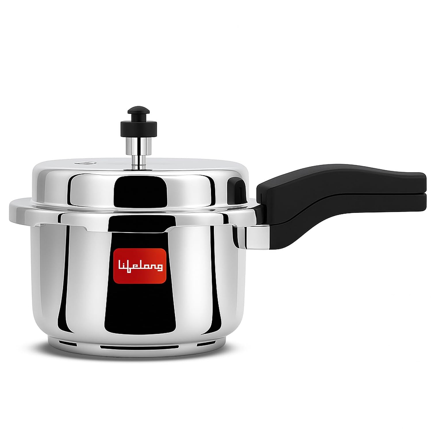 Lifelong Stainless Steel Pressure Cooker 3Liters | Induction & Gas Stove Compatible with Outer Lid, ISI Certified & Lock System | Safe & Durable Kitchen Essential with 5 Years Warranty (Silver) Lifelong Stainless Steel Pressure Cooker 3Liters | Induction & Gas Stove Compatible with Outer Lid, ISI Certified & Lock System | Safe & Durable Kitchen Essential with 5 Years Warranty (Silver)