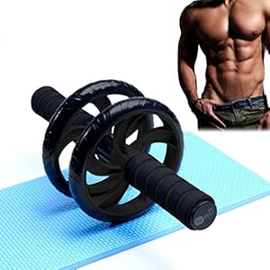 EURODO Fitness Ab Dual Wheel voor Buiktraining – Oefening Abs Roller – Wielen Apparatuur voor thuis en in de sportschool…